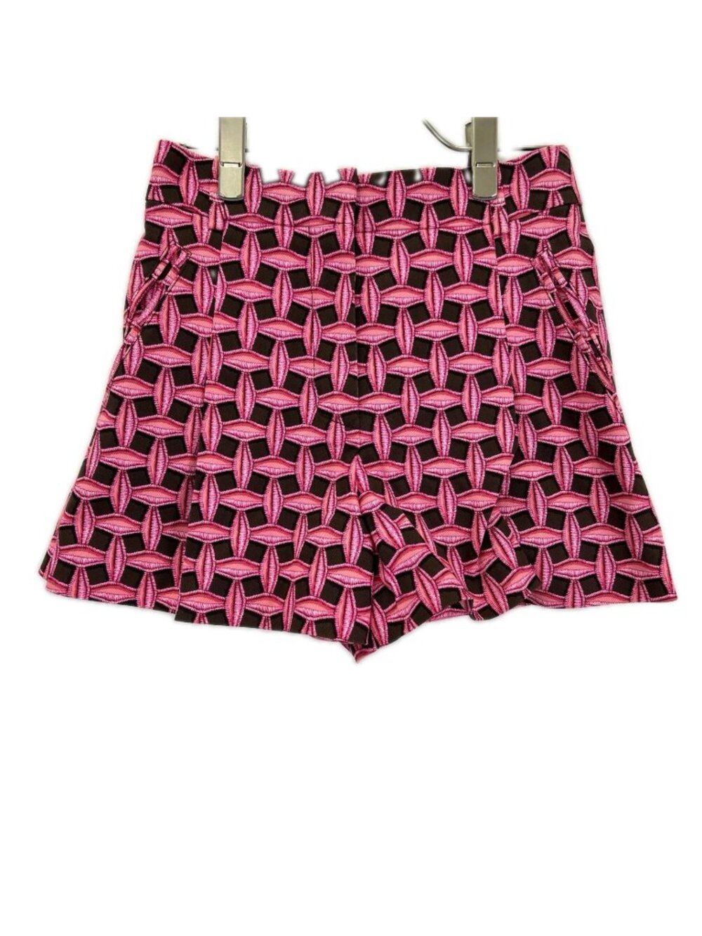 Louis Vuitton Pink All Over Print Stretch Shorts 34